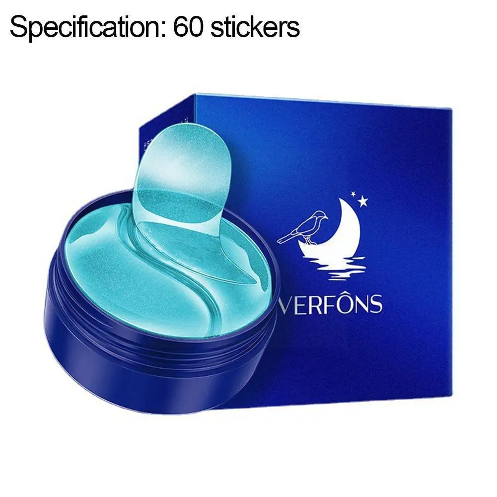 

60 Stickers Marine Bird's Nest Eye Mask Eye Firming Moisturizing Skin Lifting Care Anti-aging Patch Eye Care Anti-wrinkle E H5Z8