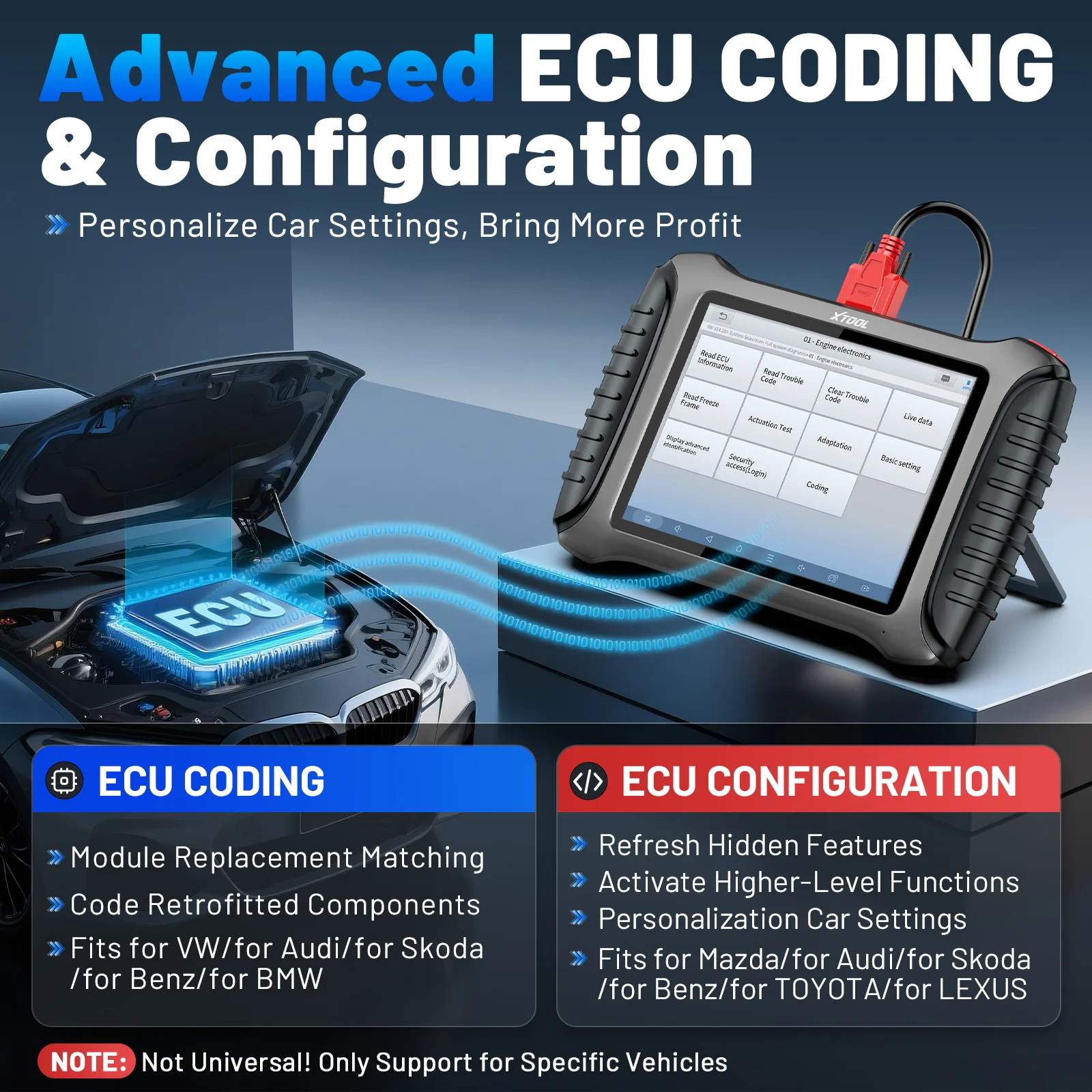 XTOOL X100 PAD3 V2.0 Elite Auto Key Programmer X100PAD3 IMMO Key