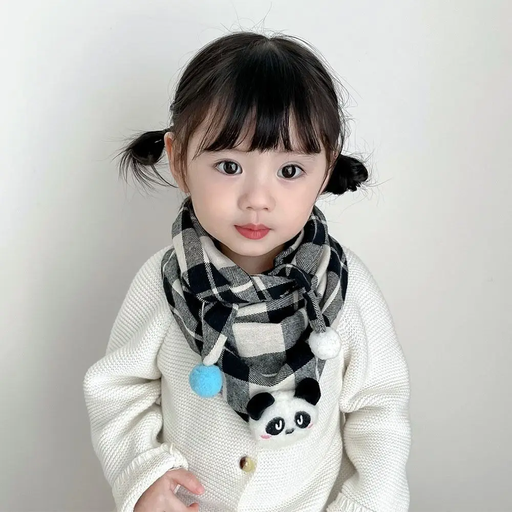 1-10 Years Old Winter Cotton Kids Winter Scarf Windproof Warm Children Neck Warmer Cartoon Soft Neckerchief for Baby Boys Girls