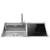 Kitchen Sink Dishwasher Combo Sanitizing Efficient Cleaning System Compact Design 1