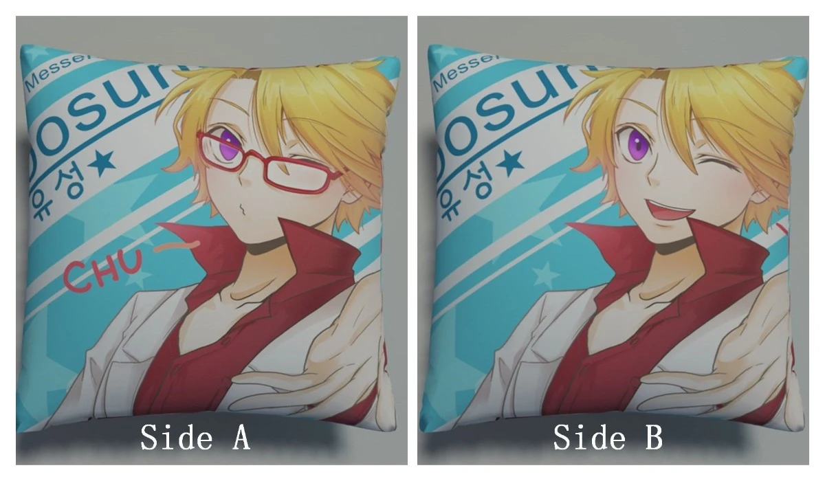 Manga Mystic Messenger Yoosung Anime Pillowcase Home Decor Cushion cover  Gift For Anime Loving Double Sided Print 45x45cm| | - AliExpress