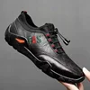 New 2025 Autumn Handmade Leather Casual Men Shoes Design Fashion Sneakers Man Loafers Breathable Low Top Flat Shoes Driving 1