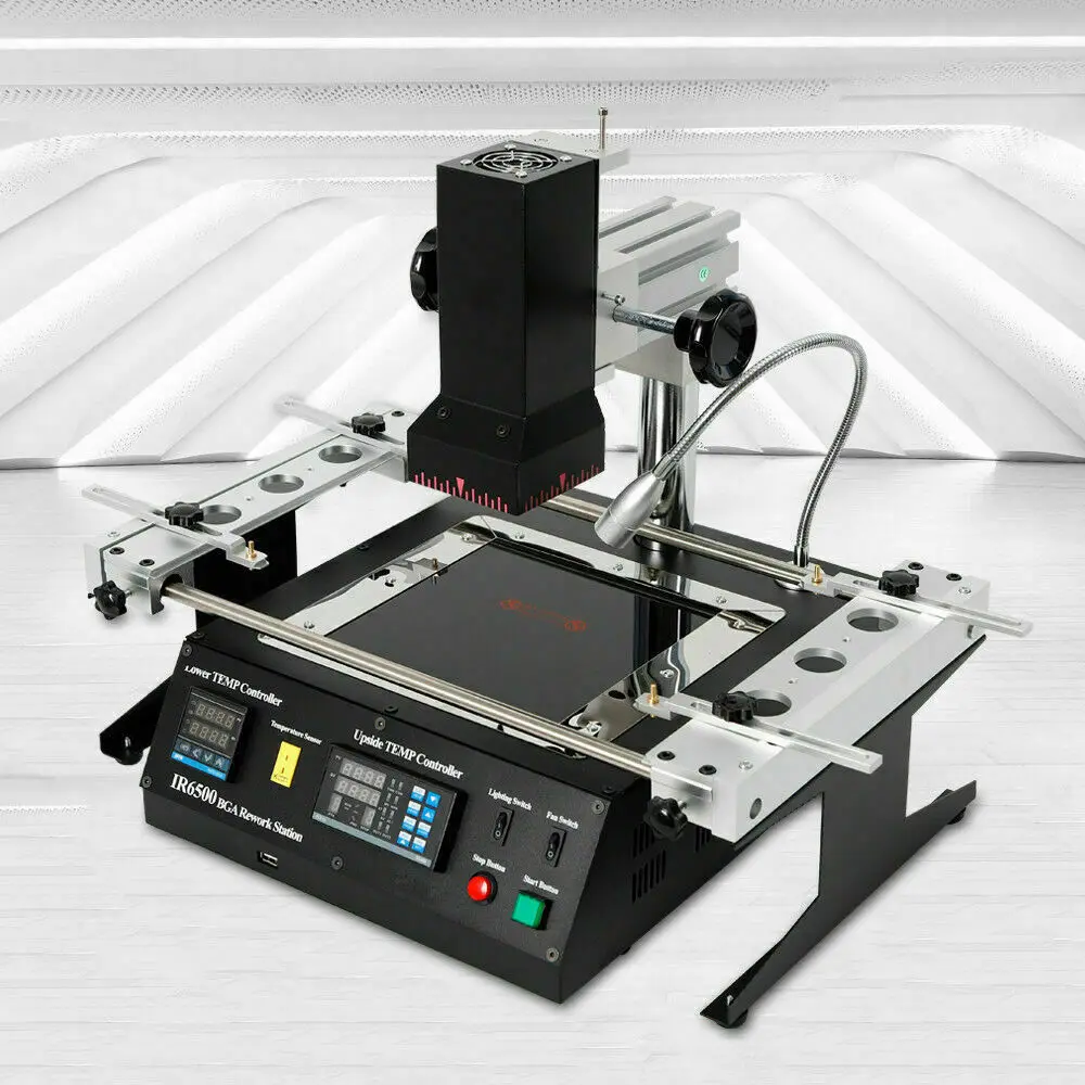 IR6500 BGA Rework Station Infrared Solder Welder System Closed-loop Temperature Control with USB Cable for Welding Repairing 6