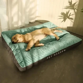Corduroy Plush Dog Bed 1