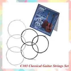 C103 Classical Guitar Strings Set Nylon Copper Alloy Wire Medium Tension Stable Elasticity Musical Instrument Replacement Part
