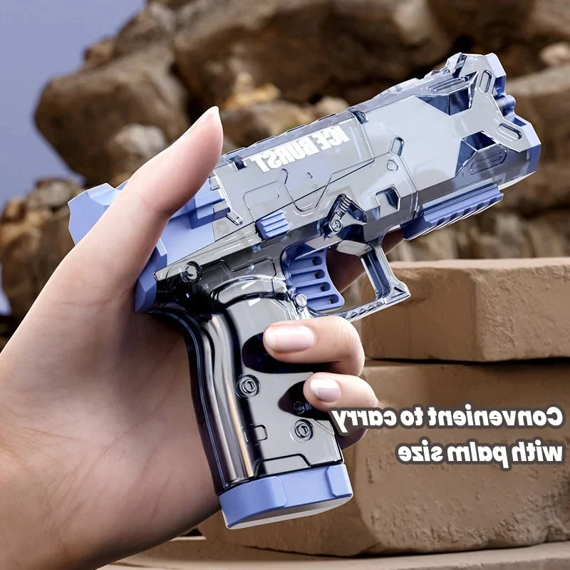 

Mini Glock Water Gun Toy Portable Manual Pistol Shooting Gun Game Water Play Summer Beach Outdoor Pool Toys For Kids Boys Gifts