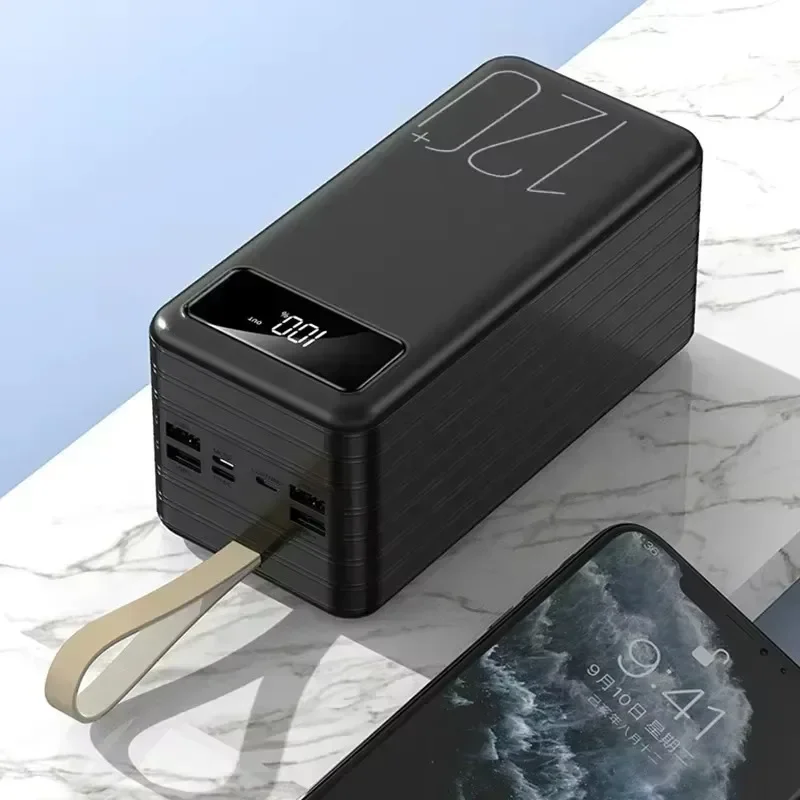 120W Portable Power Bank 120000mAh High Capacity Super Fast Charging Powerbank Charger External Battery for IPhone Xiaomi Huawei 5