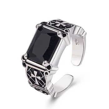 Nuovi anelli da uomo in argento sterling 925 di alta qualità per uomo Temperamento Banchetto Gioielli da sposa Regalo per feste di anniversario