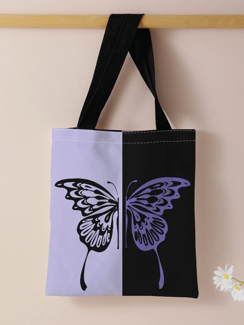 

Модная женская сумка-тоут через плечо с рисунком бабочки