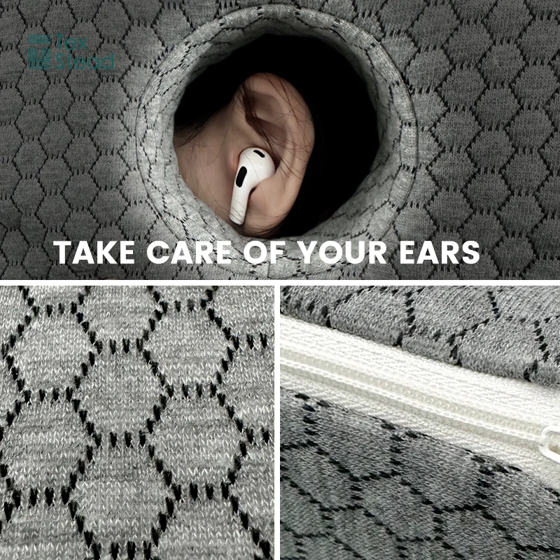Ear Pillow With Ear Hole For Sleeping with Sore Ear Pain Memory Foam Pillow Suitable For Use By CNH Patients Soothing Ear Pain 6