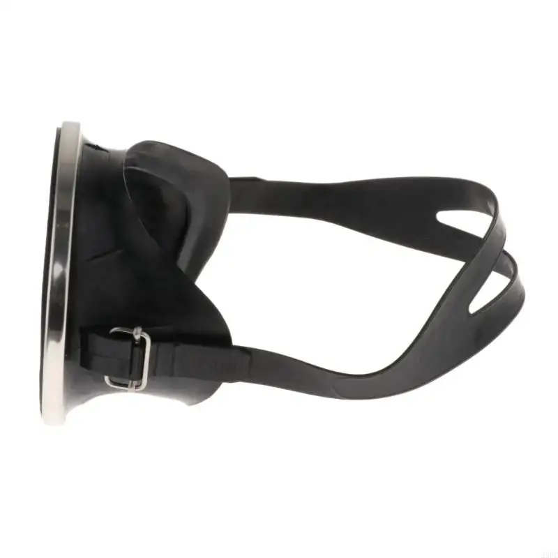 Widely View Freediving Mask Tempered Glass Lens Swimming Snorkeling Mask Ovals Clear Panoramic Goggle Enduring