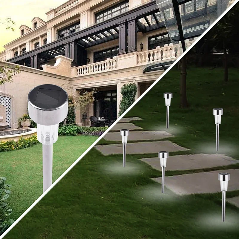Solar Light Garden Decoration Tools Outdoor Solar Powered Lamp Waterproof Landscape Lighting for Pathway Patio Yard Lawn 4
