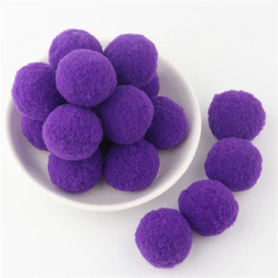 thumbnail image 1 of Pompones suaves y esponjosos, pompones de peluche, bolas de pelo en miniatura de 8 mm a 30 mm, decoración navideña, juguetes para niños, manualidades, 1 of 5