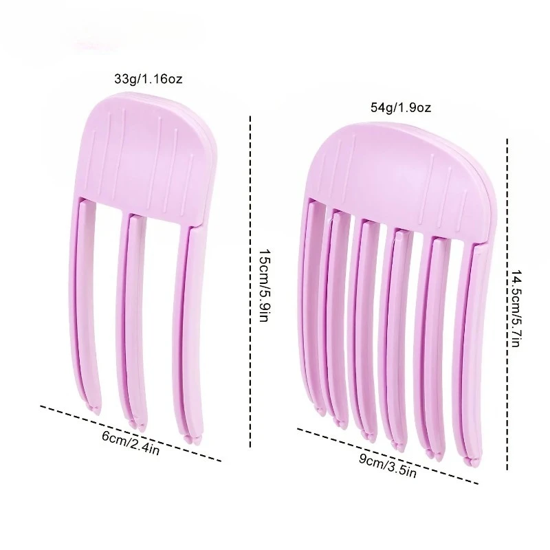 Fluffy Root-Lifting Hair Clips - Curling Bangs Styling Tool  with  Volume  Boosting  Design  for  Women's  Daily  Hair  Styling
