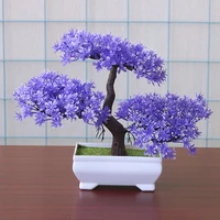 Bonsai Small Tree Pot Artificial Plants Fake Plant Flowers Potted Ornaments for Home Room Table Decoration Hotel Garden Decor 3