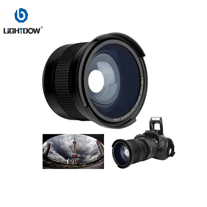 Fisheye Wide Angle Lens+Macro lens 58mm 0.35x  for 58mm Canon 70D 60D 7D 6D 700D