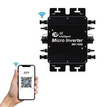 1600W DC 22-50V Solar Grid เชื่อมต่อ Micro Inverter พร้อมฟังก์ชั่น MPPT และ WiFi Intelligence, อินเวอร์เตอร์อัจฉริยะใหม่ 1