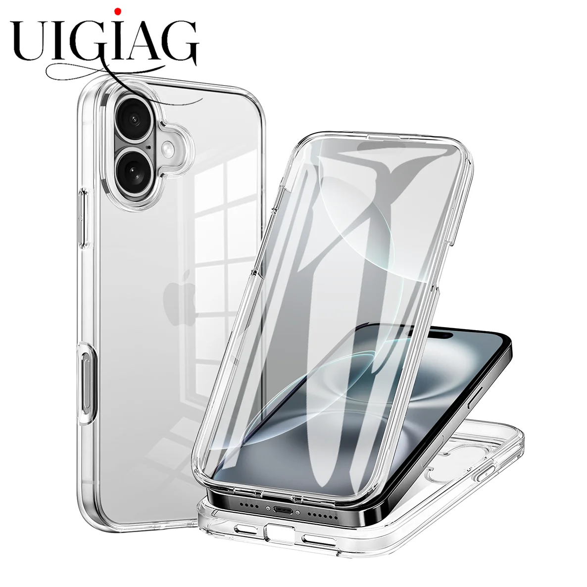 Ultimate Clear Hard Shell - Military Grade 360° Full Body Protective Case
