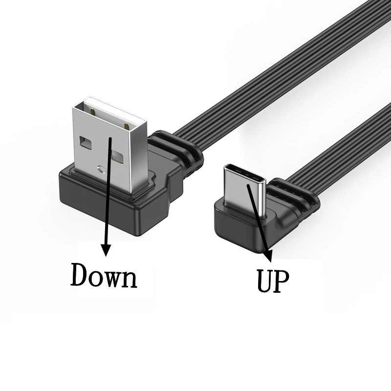 ตัวเลือกสินค้า สายชาร์จ USB Type-C ยืดหยุ่น 10-100 ซม. งอ 90 องศา ใช้งานได้หลากหลาย