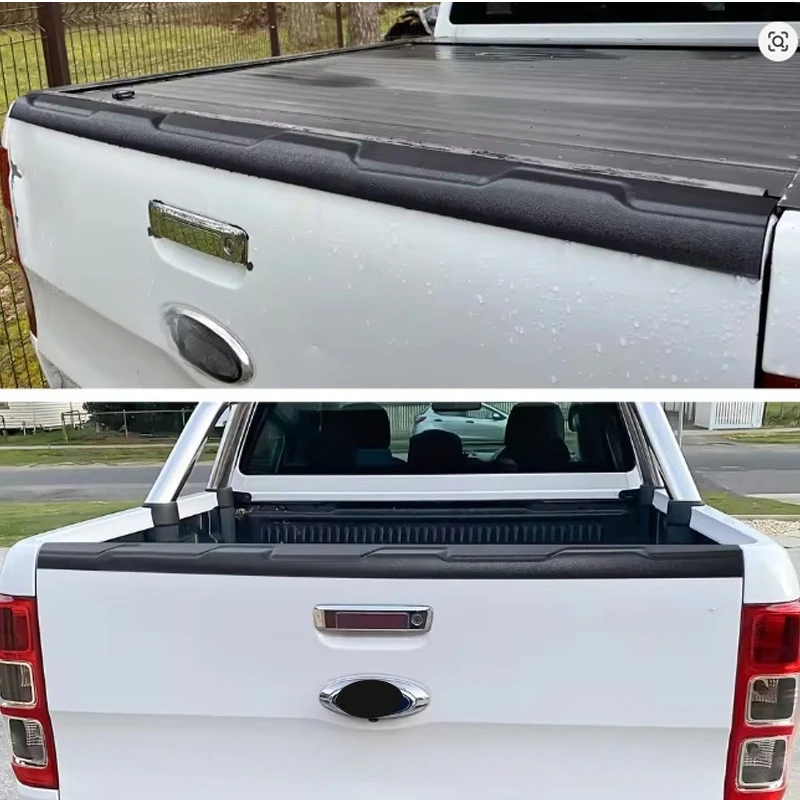 2012-2020 포드 레인저 T6 T7 T8 와일드트랙 XLT XLS XL 4x4 자동차 리어 테일게이트 보호 커버 충돌 방지 스크래치 방지 트림