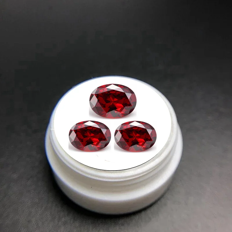 Natural Red Ruby 10x14mm Oval Cut Gemstones Natural Mined Garnet VVS Loose Gemstone Diamond DIY Jewelry