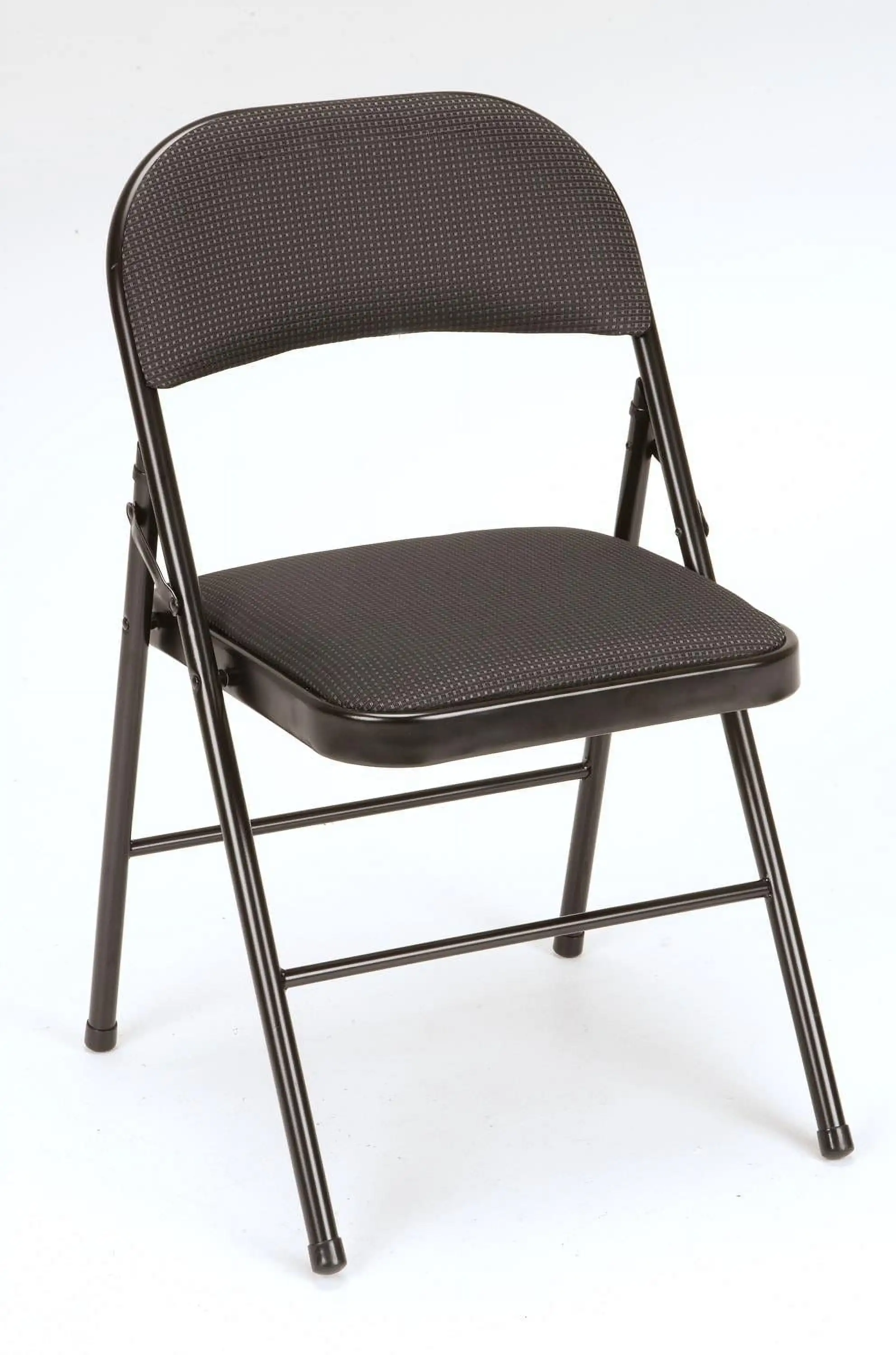 

Mainstays Deluxe Fabric Padded Folding Chair, Black