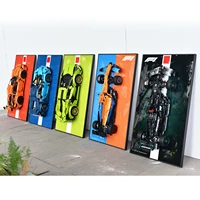 Display Wall Mount Board for Lego 42171 Mercedes-AMG F1 W14 E Performance Adult Racing Model,Adult Collectibles Gifts for Lego C 1
