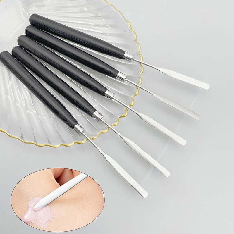 

Палитра для смешивания основы под макияж из нержавеющей стали