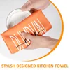 4-pack autumn pumpkin napkins, 40 * 60cm flat and stain resistant, suitable for dining and kitchen use 2