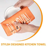 4-pack autumn pumpkin napkins, 40 * 60cm flat and stain resistant, suitable for dining and kitchen use 2