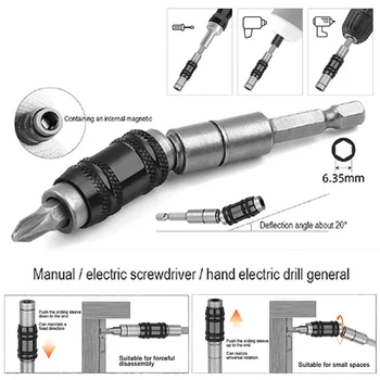 1/4 Hex Magnetic Ring Screwdriver Bits 5