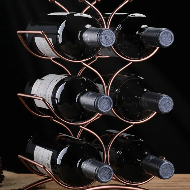 Creative Red Wine Rack Home Decoration Grape Bottle Rack Wine Cabinet