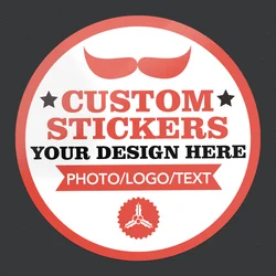 Personalized Custom Stickers - Unique Decor and Gifts with Your Logo or Photo (96pcs)