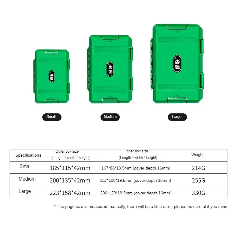 AIRAJ Plastic Tool Parts Box Storage Screw Box Tool Classification Electronic Component Drill Bit Accessories Thickened Grid Box 4