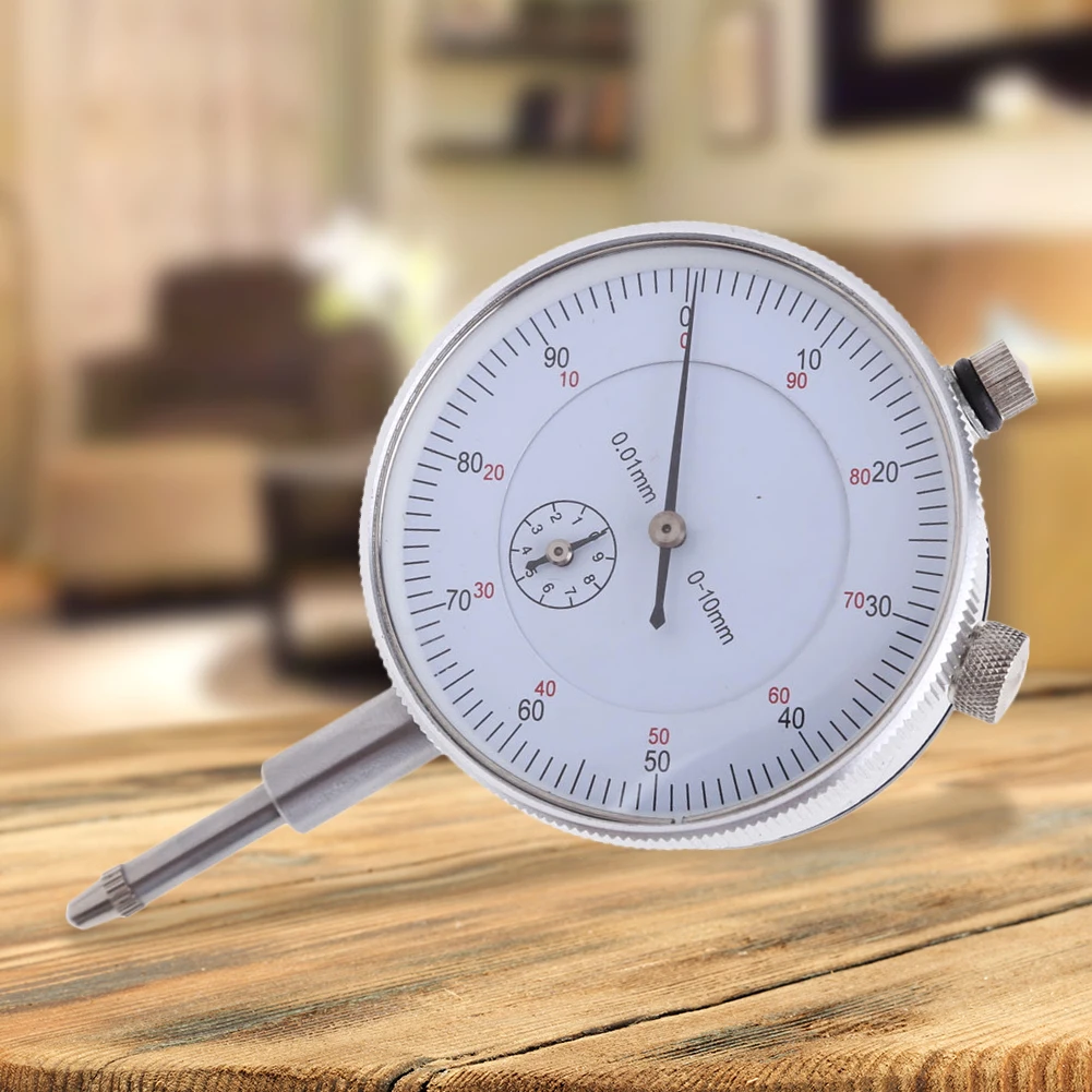 0-10mm Dial Indicator Gauge Tool Micrometer Precision Meter Dial Test Indicator Accuracy Measurement Instrument Tools