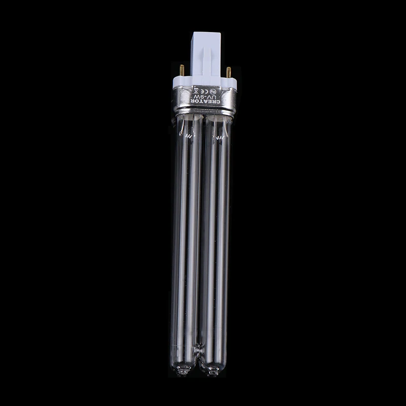 UV Curing Lamp UV Disinfection Lamp UV Sterilization Lamp 1pc 9w Replacement UV Lamp Bulb Spare Tube For Hw-303b 304b 404b Jup-01 Uv Canister Filter Cf400uv Cf500uv G23 2 Pin