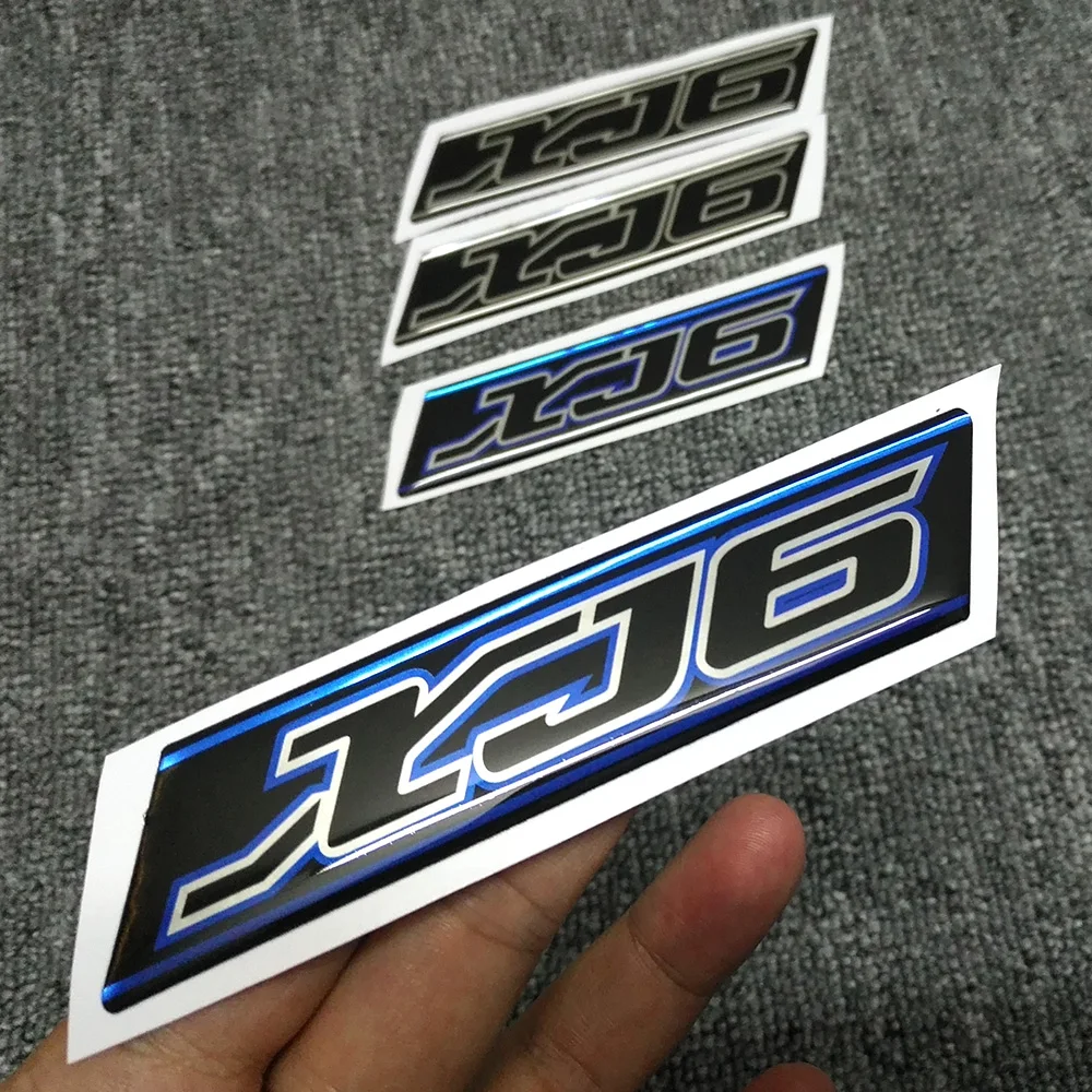 XJ600 XJ 600 For Yamaha XJ6 Diversion Tank pad Protective Fish Bone Stickers Emblem Badge Logo Motorcycle TankPad