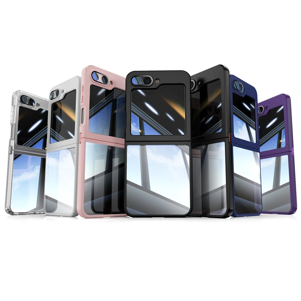 Luxury Armor Transparent Fold Airbag Bumper Slim Hinge 2-in-1 Cover