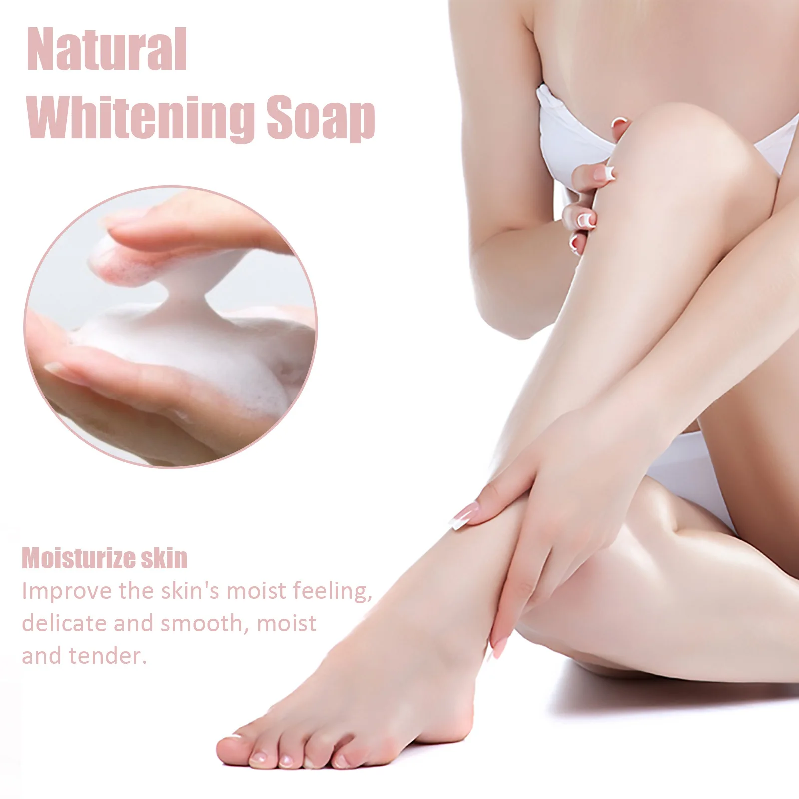 Buttocks Private Vagina Whiten Handmade Soap Underarm Groin Bleaching Cream Lighten Dark Bikini Line Remove Pigmentation Melanin