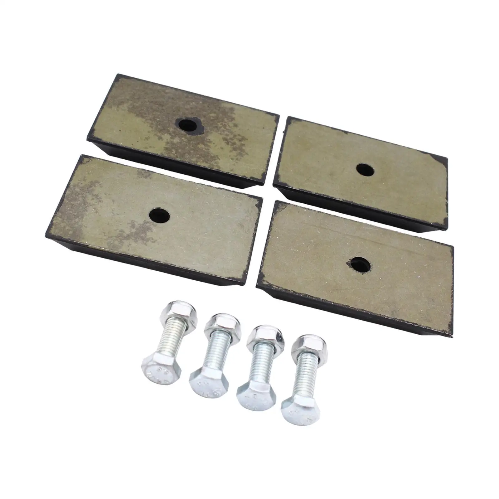 4Pcs 1362685080 Steel Mounting Hardware Easy Installation Rear Suspension Leaf Spring Pads for Citroen Jumper Relay 2006-