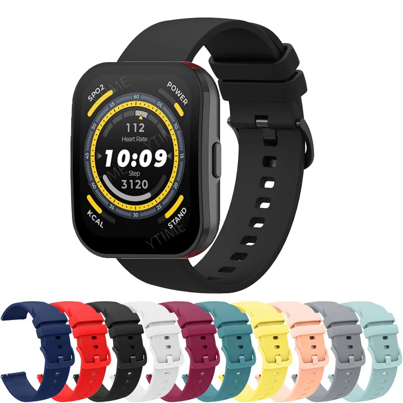 

Ремешок для смарт-часов Amazfit GTR 3 pro/GTS 4/3/2/2e Mini/42 47 stratos 3 2S, браслет для Amazfit Bip 5/3/2/S/U, 20 мм 22 мм/Lite/pro Correa