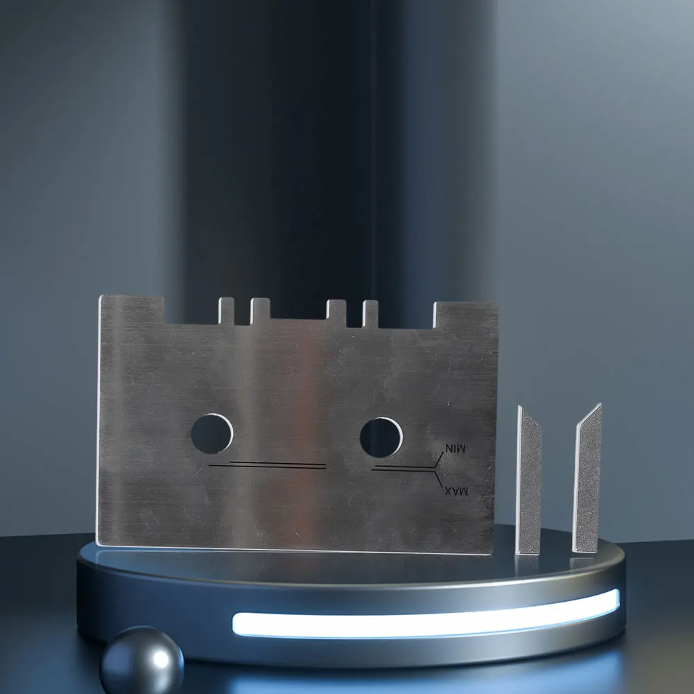 Head Guide Gauge Mechanical Alignment Cassette Cauge Set with 2pcs Check Bar Aluminum Alloy Easy To Install Sliver