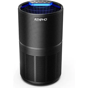 RENPHO Air Purifier for Home Large Room up to 1200 Sq.ft/h, 5-Stage H13 HEPA Filter, Air Cleaner for Allergies and Asthma