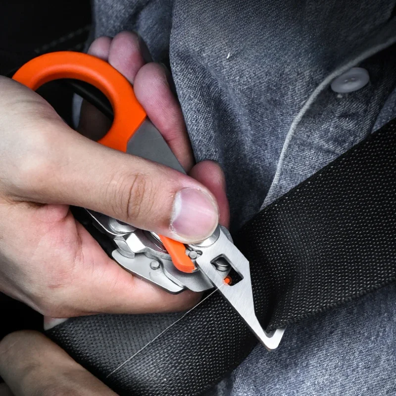 Raptor Emergency Response Shears Multifunctional Scissors with Strap Cutter and Glass Breaker with Compatible Holster 3