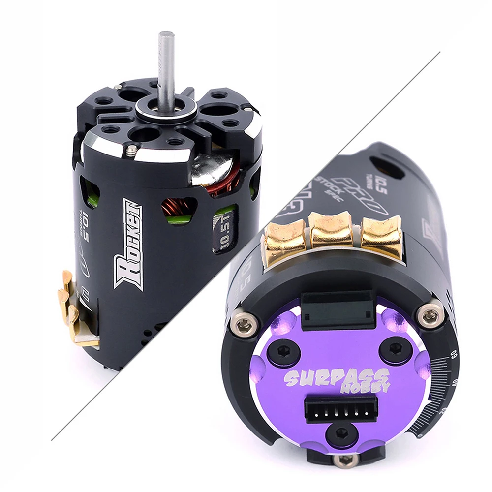 Kit Moteur Brushless 21.5T 130A ESC pour RC Voiture 1/10