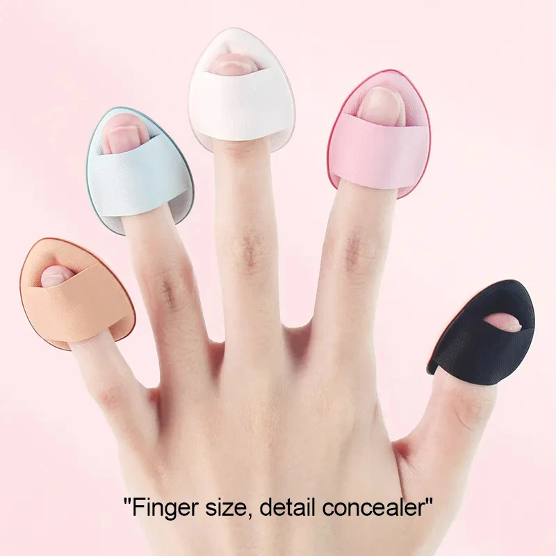 5/10/20Pcs Mini Size Finger Puff Makeup Sponge Concealer Foundation