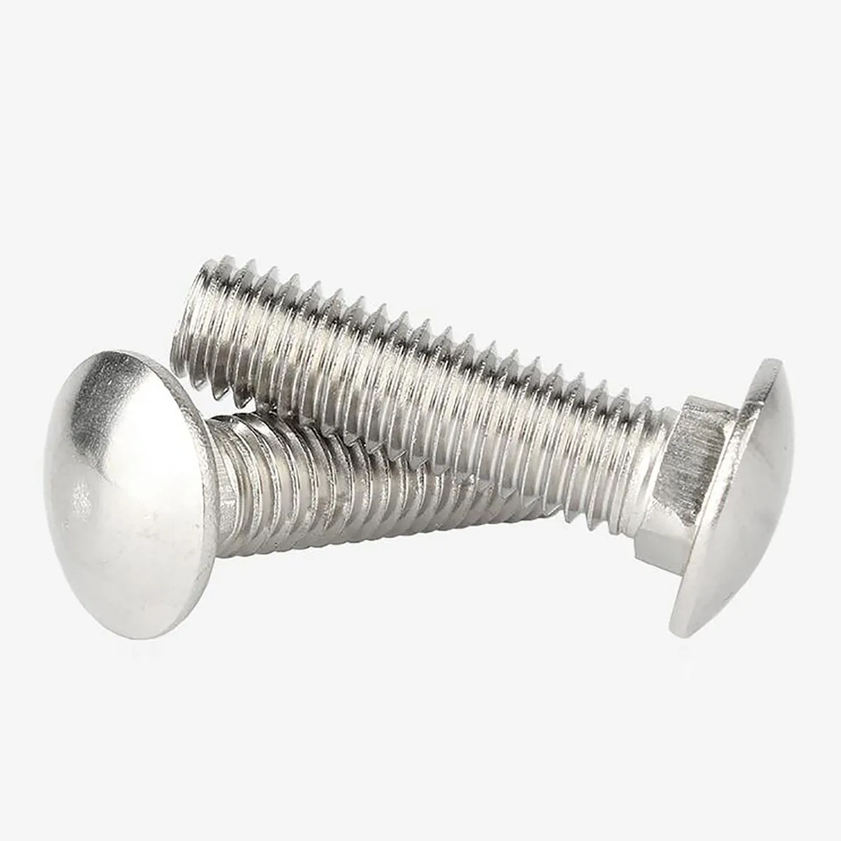 M6 M8 M10 M12 304 Edelstahl GB12 DIN603 Truss Runde Kopf Square  