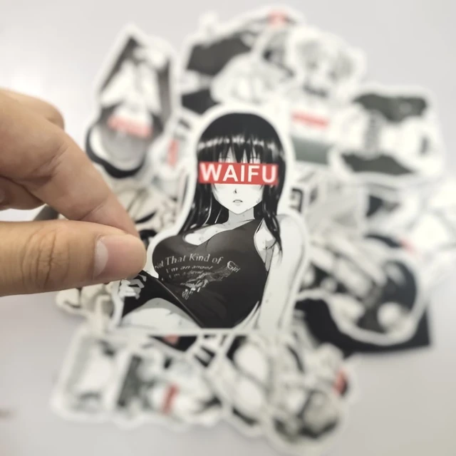 Waifu Material | Anime Vinyl Car Window Stickers