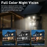 LS VISION AOV AI Tracking Outdoor Surveillance Camera 12X Optical Zoom Cctv Camera 4G Cloud SIM Dual Screen  24/7 Video Record 6