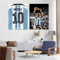 ⁦ملصقات جدارية ذاتية اللصق لأسطورة كرة القدم ليونيل ميسي | Lionel Messi Self-Adhesive Football Wall Sticker Poster⁩ - الصورة ⁦3⁩